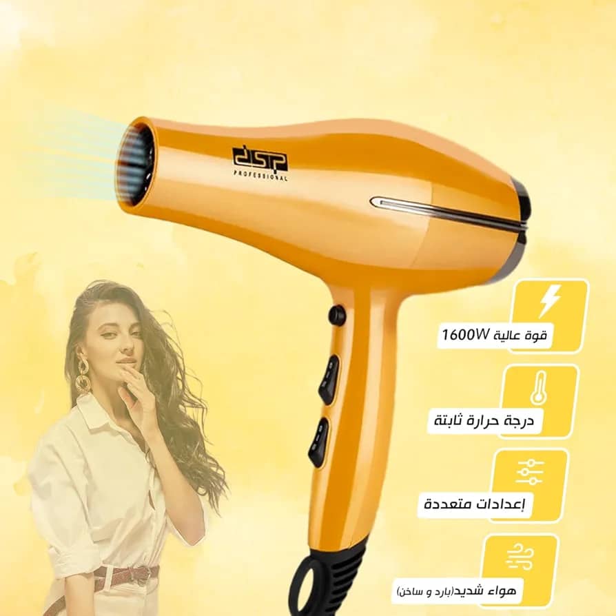 سشوار حرفه ای دی اس پی مدل DSP 37006